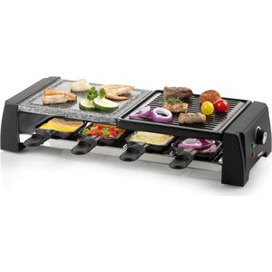 Domo Steengrill Raclette DO9190G - Gourmetstel - Zwart