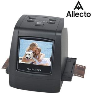 Allecto - Negatiefscanner - Digitale Filmscanner - Zelfstandige Diascanner en Negatieve Scanner - Converteert Negatieve en Filmdia's van 35 mm, 126, 110 - Super 8 en 8 mm in JPEG-afbeeldingen - 2,4 inch LCD-display - Zwart