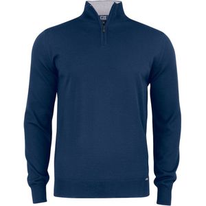 Cutter & Buck Everett HZ Sweater Heren 355420 - Dark Navy - S