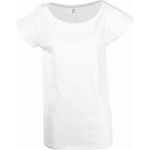SOLS Dames/dames Marylin Lange Lengte T-Shirt (Wit)