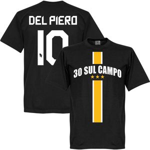 30 Sul Campo Del Piero T-shirt - Zwart - 5XL