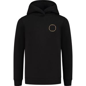 Ballin Amsterdam - Jongens Regular fit Sweaters Hoodie LS - Black - Maat 10