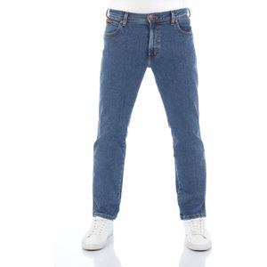 Wrangler  Jeans - Texas Slim Stonewash Blauw (Maat: 38/32)