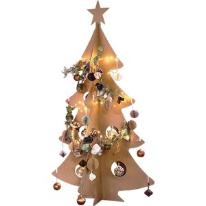 Kartonnen kerstboom - Kerstboom 200 cm - Kunstkerstboom - Kerstdecoratie - Duurzaam Karton - Hobbykarton - KarTent