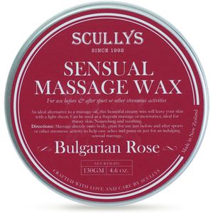 Erotische Massage Wax - Met Natuurlijke Oliën van Bulgaarse Roos, Amandel, Sandelhout, Jasmijn & Ylang-Ylang