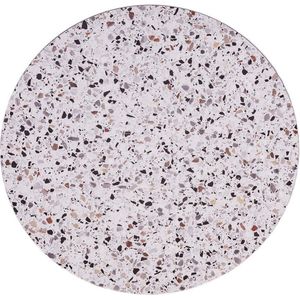 MaximaVida rond tafelblad Lucca 58 cm - HPL terrazzo look