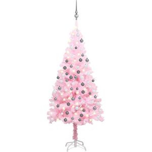 vidaXL-Kunstkerstboom-met-verlichting-en-kerstballen-180-cm-PVC-roze