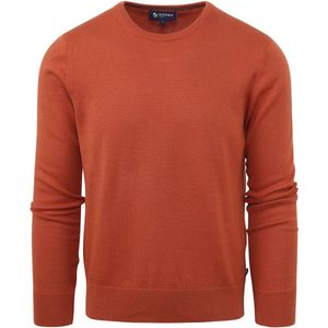 Suitable - Respect Oinix Pullover O-Hals Oranje - Heren - Maat L - Slim-fit