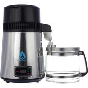 Elixer Water Deluxe - Waterdestilleerder - Destilleerapparaat - RVS - Water Destilleren - met 4L Glazen Kan
