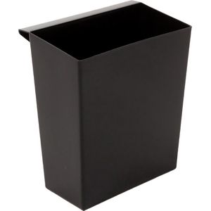 Inzetbak - Voor vierkante tapse papierbak - Zwart