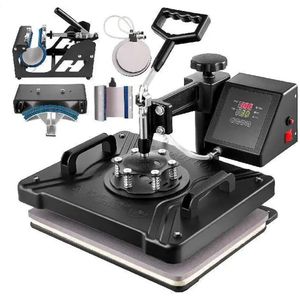 5-in-1 Hittepersmachine - 12x15 Inch Multifunctionele Sublimatie Pers - Geschikt voor T-Shirts - Mokken - Hoeden - Borden - 360° Swing-Away Design