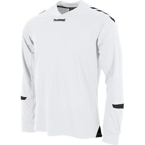 Hummel Fyn Voetbalshirt Lange Mouw Heren - Wit / Zwart | Maat: M