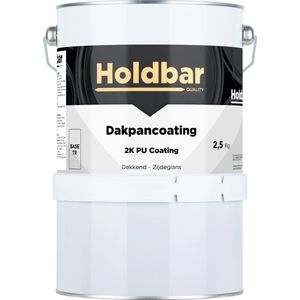 Holdbar Dakpancoating Chocoladebruin (RAL 8017) 2,5 Kg - Waterdicht - Vuil afstotend - UV-bestendig - Alle Kleuren - Dakpannen verven - Hecht op Steen, Beton, Dakpannen of Bestaande coating - 2 Componenten