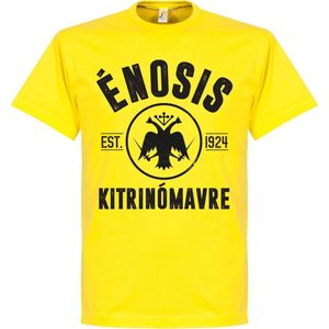 AEK Athene Established T-Shirt - Geel - M