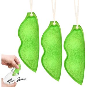 Mrs. Jones Premium Spons Reinigingsset - Magic Beans - 3 stuks - Voor glazen flessen