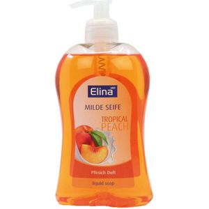 Elina vloeibare zeep - perzik- 500ml met dispense