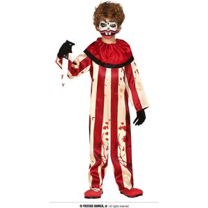 Fiestas Guirca - Striped Clown Boy (10-12 jaar)