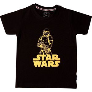 Comfort & Care Apparel | Zwart Star Wars T-shirt | Maat 110