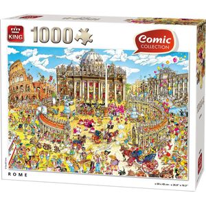 King Comic Puzzel (1000 Stukjes) - Rome