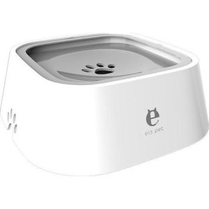 Els Pet - Drinkbak voor Honden GRIJS - Waterbak - Anti Knoei - Verminderd Slobberen - Onderweg - Hond - Drinkbak - Huisdier - Water bowl