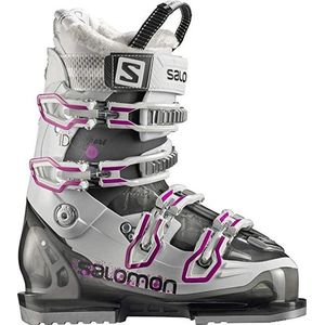 SALOMON IDOL - VROUWEN ANTRACIET/WIT/ROZE SKISCHOENEN - MAAT 23.5