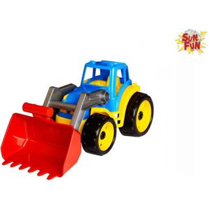 Sun Fun Tractor met Shovel 36x16x16 CM - Graafmachine - Zandbak Speelgoed - Buitenspeelgoed - Speelgoed Tractor