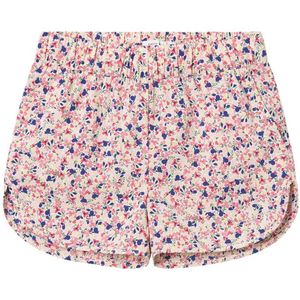 NAME IT NKFVINAYA SHORTS FFFF NOOS Meisjes Broek - White AlyssumPrint:Flower - Maat 116