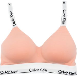 Calvin Klein Light Lined Bralette Dames BH - Koraal Roze - Maat M