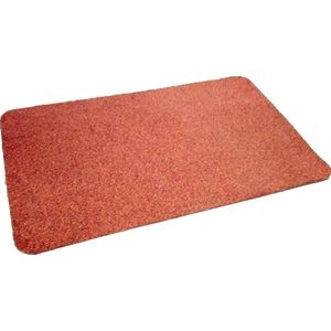 Droogloopmat met aquastop - Deurmat - Ronde hoek - 80 x 50 cm - Rood