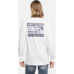 Vans MN Heren Longsleeve shirt met backprint (Maat M) - Custom made print