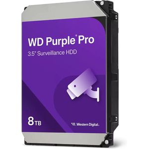 Western Digital Purple Pro Smart Video HDD 8TB interne harde schijf 7200 RPM 3.5"" SATA