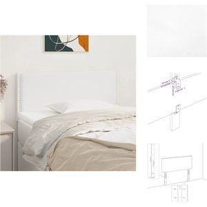 vidaXL Hoofdbord - Classic s - Bed - 90 x 5 x 78/88 cm - Duurzaam kunstleer - Bedonderdeel
