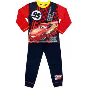 Cars pyjama - maat 140 - Disney Cars pyjamaset - rood / zwart