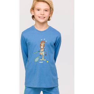 Woody Jongens-Heren Pyjama blauw - maat 164/14J