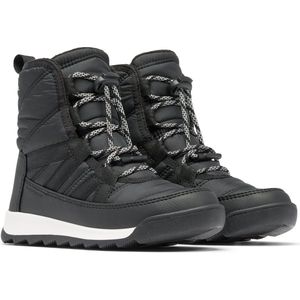 Sorel YOUTH WHITNEY™ II PLUS LACE WP Youth Unisex Outdoorlaarzen - Black, Sea Salt - Maat 32