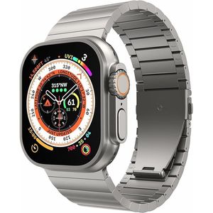 LULULOOK Smartwatch Bandje - Apple Watch Ultra - Graad 2 Titanium - DLC Coating