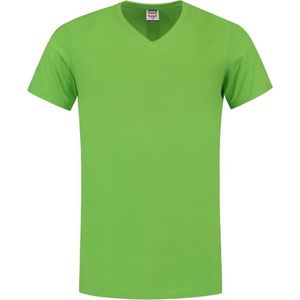 Tricorp T-shirt V Hals Slim Fit 101005 Lime - Maat L