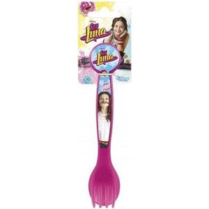 Disney - Soy Luna - Kinderbestek - Bestek set - Camping bestek - 2Delig - Plastic - Roze - Lepel - Vork.