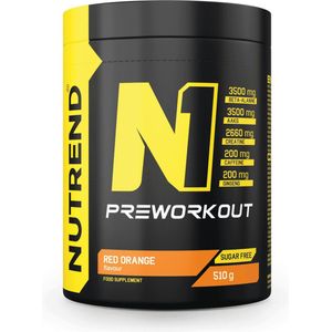 Nutrend - N1 Pre-Workout (Red Orange - 510 gram)