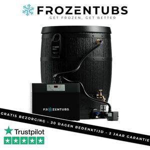 FrozenTubs IJsbad - Opzetbad - Entry Set - Incl. Bad & Freezer - Incl. Filter - Zitbad - Ice Bath Bucket - Bathtub
