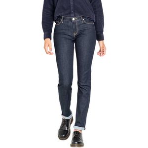 Lee Marion Straight Jeans Blauw 31 / 33 Vrouw