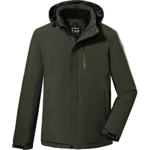 Killtec heren winterjas - functionele heren winterjas - 38648 - donkergroen - maat 3XL