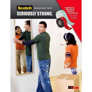 Scotch - Dubbelzijdige Montagetape - Wit - voor binnen - tot 6.8kg