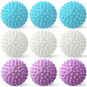 Kraftverdia™-Wasbollen voor wasmachine-Drogerballen-Drogerballen voor wasdroger-voor het reinigen van kleding thuis, herbruikbaar-9 stuks