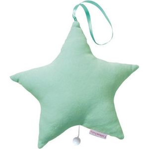 Cottonbaby Muziekdoos Ster velours Mint