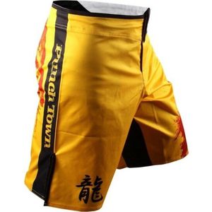 PunchTown FRAKAS eX Ode To The Dragon Fight Shorts Geel XS - Jeans Maat 28