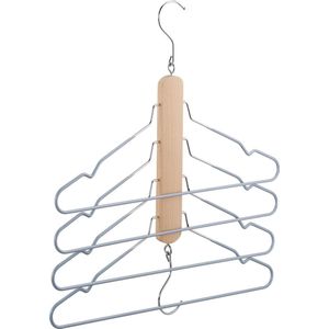 Relaxdays Kledingkast organizer hangend - kledinghangers - ruimtebesparend - kleerhangers