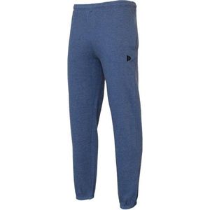 Donnay Joggingbroek met elastiek - Sportbroek - Heren - Maat S - Donkerblauw gemeleerd