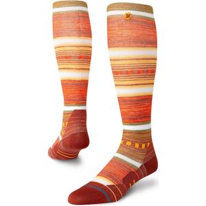 Stance heren performance freshtek infiknit snow kniekousen windy pine ul wool oranje