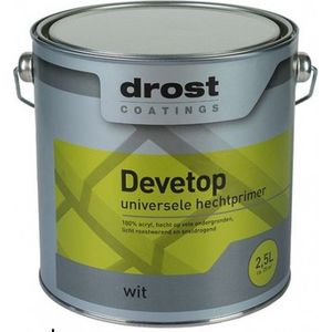 Devetop Universele hechtprimer wit 2.5 liter